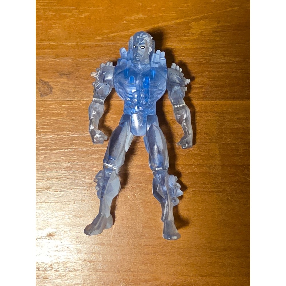 Vintage DC Comics Batman & Robin 1997 Iceman Action Figure Translucent Blue 5.5"
